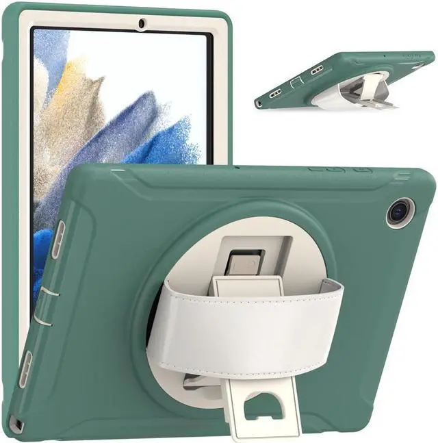 Main image of BONAEVER For Galaxy Tab A8 Case 10.5 Inch 2022 (SM-X200/X205/X207) Rugged Shockproof Case with Hand Strap Rotating Stand and Protective Cover Case for 10.5" Galaxy Tab A8 2022