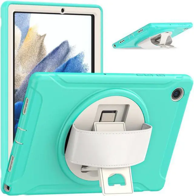 Main image of BONAEVER For Galaxy Tab A8 Case 10.5 Inch 2022 (SM-X200/X205/X207) Rugged Shockproof Case with Hand Strap Rotating Stand and Protective Cover Case for 10.5" Galaxy Tab A8 2022