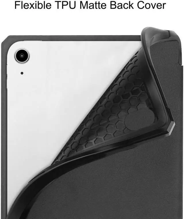 Alt view image 6 of 7 - BONAEVER Case for iPad mini 7 (A17 Pro) 2024 / Mini 6 2021 8.3 inch with Pencil Holder - [ Protection + 2nd Gen Apple Pencil Charging + Auto Wake/Sleep] Soft TPU Back Cover