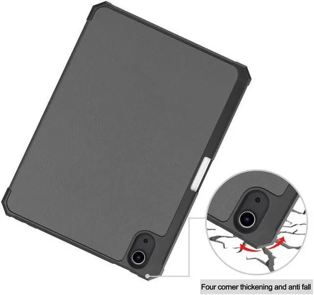 Alt view image 6 of 7 - BONAEVER Case for iPad mini 7 (A17 Pro) 2024 / Mini 6 2021 8.3 inch with Pencil Holder - [ Protection + 2nd Gen Apple Pencil Charging + Auto Wake/Sleep] Soft TPU Back Cover