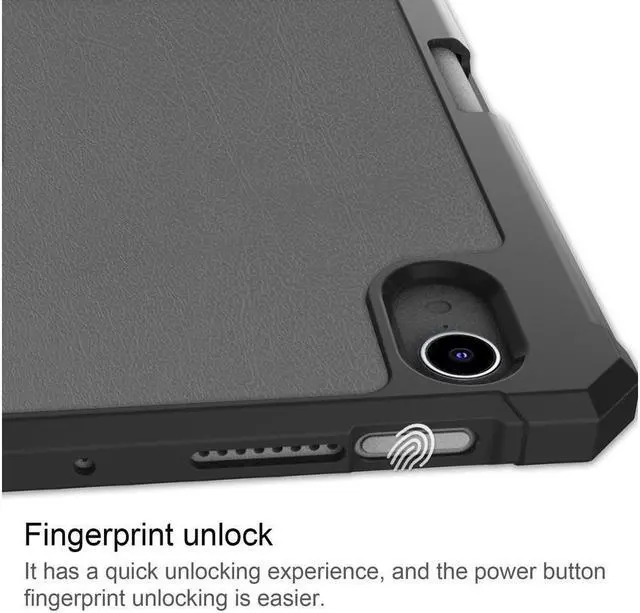 Alt view image 7 of 7 - BONAEVER Case for iPad mini 7 (A17 Pro) 2024 / Mini 6 2021 8.3 inch with Pencil Holder - [ Protection + 2nd Gen Apple Pencil Charging + Auto Wake/Sleep] Soft TPU Back Cover