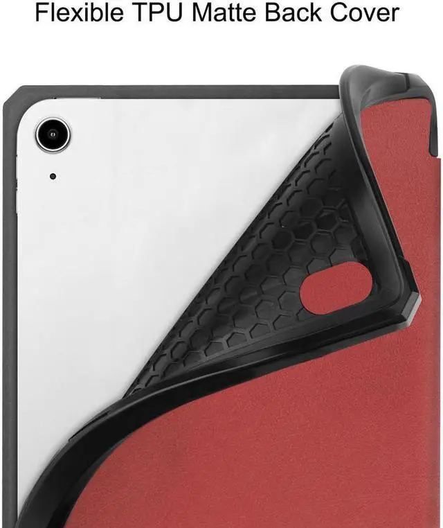 Alt view image 6 of 7 - BONAEVER New iPad Mini 6 Case 2021 with Pencil Holder - [ Protection + 2nd Gen Apple Pencil Charging + Auto Wake/Sleep] Soft TPU Back Cover for 2021 iPad Mini 6th Generation 8.3 inch