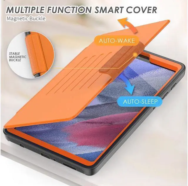 Alt view image 5 of 7 - BONAEVER Magnetic Case for Samsung Galaxy Tab A7 Lite 8.7 inch 2021 Model: SM-T220/T225/T227 Multi-Angle Viewing Smart Stand Cover with Card Pocket Auto Wake/Sleep