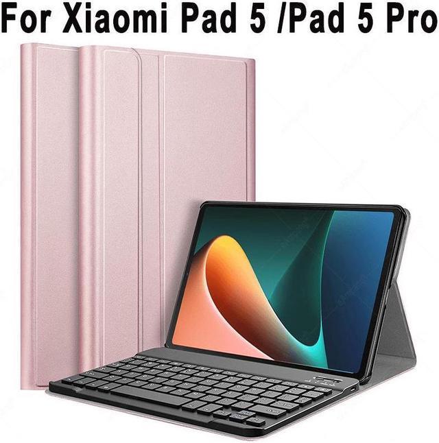 Keyboard Case for Xiaomi Pad 6 / Pad 6 Pro 11 Inch 2023 Tablet, Slim PU  Stand Cover with Magnetically Detachable Wireless Bluetooth Keyboard  (Xiaomi