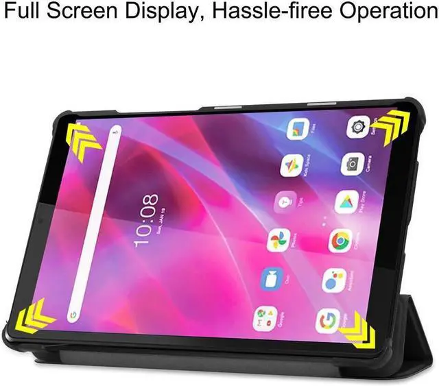 Alt view image 6 of 6 - BONAEVER For Lenovo Tab M8 / Tab M8 HD LTE/Smart Tab M8 / Tab M8 FHD Case Trifold Stand Slim Case Cover for Lenovo Tab M8 3rd Gen TB-8506F / TB-8506X / TB-8505F / TB-8505X / TB-8705F/ TB-8505FS