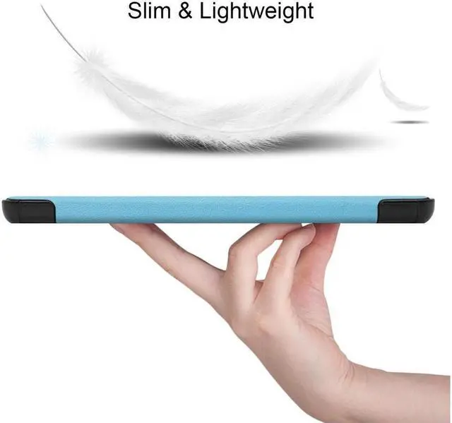 Alt view image 2 of 5 - BONAEVER For Lenovo Tab M8 / Tab M8 HD LTE/Smart Tab M8 / Tab M8 FHD Case Trifold Stand Slim Case Cover for Lenovo Tab M8 3rd Gen TB-8506F / TB-8506X / TB-8505F / TB-8505X / TB-8705F/ TB-8505FS