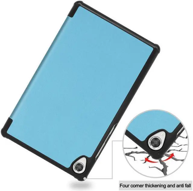 Alt view image 5 of 5 - BONAEVER For Lenovo Tab M8 / Tab M8 HD LTE/Smart Tab M8 / Tab M8 FHD Case Trifold Stand Slim Case Cover for Lenovo Tab M8 3rd Gen TB-8506F / TB-8506X / TB-8505F / TB-8505X / TB-8705F/ TB-8505FS