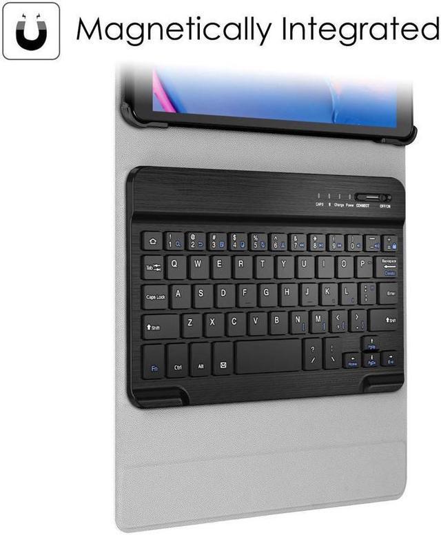 Alt view image 5 of 7 - BONAEVER Keyboard Case for Samsung Galaxy Tab A 8.0 inch 2019 with S Pen Hoder Model SM-P200 Wi-Fi / SM-P205 LTE Slim Shell Stand Cover with Backlit Wireless Bluetooth Keyboard