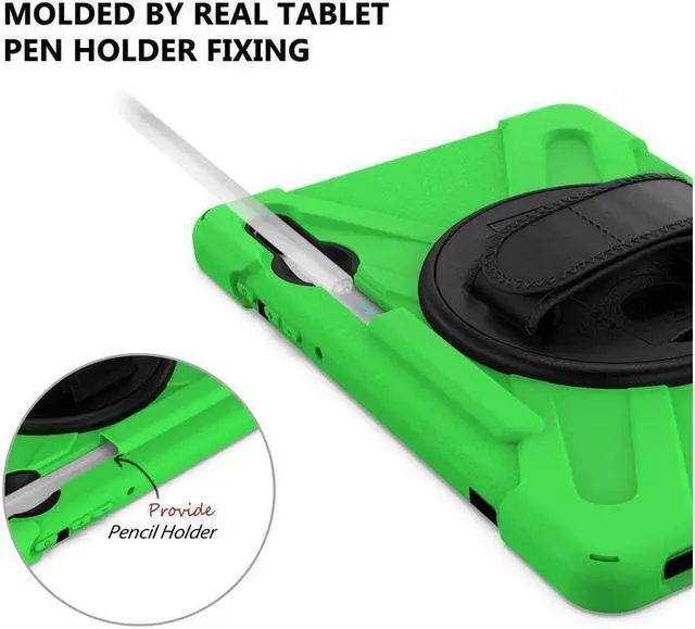 Alt view image 4 of 7 - BONAEVER For Samsung Galaxy Tab S6 Case [Support S Pen Wireless Charging] Hybrid Shockproof Case with Pen Holder H Strap / Shoulder Strap / Standand for Galaxy Tab S6 10.5 2019 SM-T860 / T865 / T867