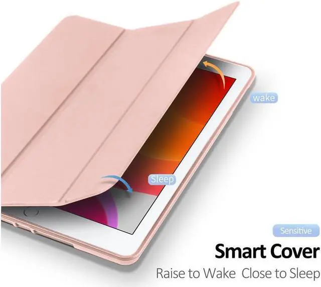 Alt view image 3 of 7 - BONAEVER For iPad 10.2 2021 2020 2019 Case Slim Smart Case Cover for iPad 7th 8th 9th Generation 10.2 inch with Pencil Holder Auto Sleep Wake Smart Stand Soft TPU Protective Back Cover