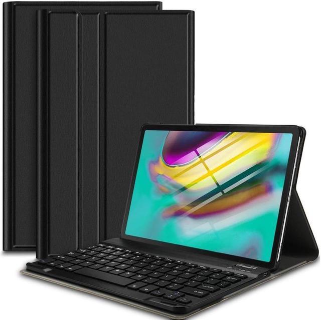 BONAEVER Wireless Bluetooth Keyboard Case for Samsung Galaxy Tab S6 10.5  Inch SM-T860 Wi-Fi / SM-T865 LTE 2019 Premium PU Leather Stand Cover with  Removable Wireless Keyboard 