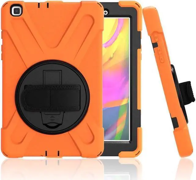 Alt view image 7 of 7 - BONAEVER For Galaxy Tab A 8.0 2019 Case Model SM-T290 SM-T295 Shockproof Protective Case Cover with 360 Rotating Stand and Strap Shoulder Strap for Samsung Galaxy Tab A 8.0 2019 Without S Pen