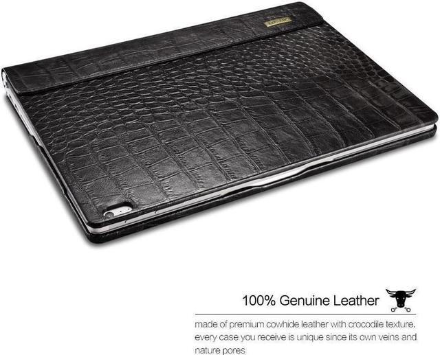 Alt view image 2 of 7 - BONAEVER urface Book Case Surface Book 2 Leather Protecive Case Crocodile Series Genuine Leather Folio Cover for 13.5 Inch Microsoft Surface Book 1 / 2 (Intel Core i7 ONLY)
