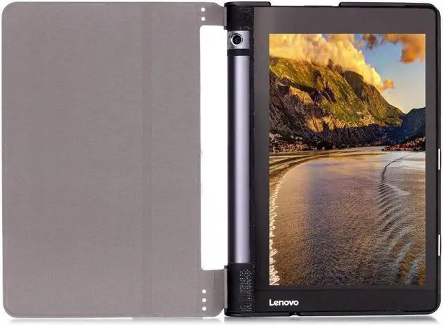 Alt view image 3 of 7 - BONAEVER For Lenovo Yoga Tab 3 8 Case Cover Slim Folding Stand Cover Smart Case for 2015 Lenovo Yoga Tab3 8 Inch ( Lenovo Yoga Tab3 YT3 850 YT3-850F YT3-850M YT3-850L )