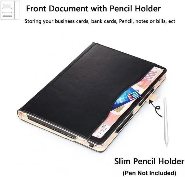Alt view image 3 of 6 - BONAEVER Case for Lenovo Tab E10 TB-X104F / Lenovo Tab 4 10 / Tab 4 10 Plus 10 inch / Moto Tab TB-X704A Smart Folid Stand Cover with Multiple Viewing Angles Auto Wake / Sleep Function