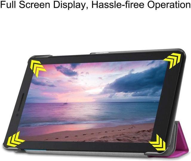 Alt view image 5 of 5 - BONAEVER Protective Case for Lenovo Tab E8 TB-8304F Slim Smart Stand Cover Case for Lenovo 2018 Tab E 8 8 Inch Display