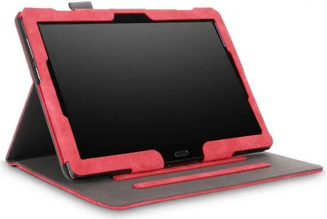 Alt view image 7 of 7 - BONAEVER Case for Lenovo Tab M10 / P10 Smart Folio Stand Cover For Lenovo Tab M10 X605F / P10 X705F 10.1 inch with Multiple Viewing Angles / Document Card Pocket