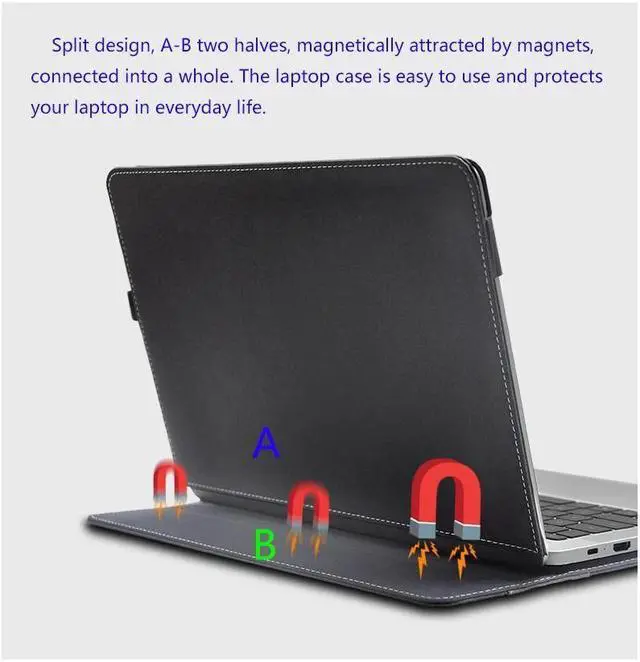 Alt view image 3 of 7 - BONAEVER Case For HuaWei Honor MagicBook 2019 14 Inch Laptop Cover for Huaiwei MagicBook 14" Notebook Protective Cover Sleeve