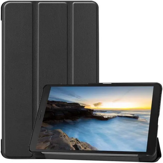 Main image of BONAEVER For Samsung Galaxy Tab A 8.0 2019 Case SM-T290 / T295 / T297 Shockproof Folio Stand Cover PU Leather Hol Stander Protective Case with Stand and