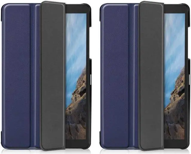 Alt view image 6 of 7 - BONAEVER For Samsung Galaxy Tab A 8.0 2019 Case SM-T290 / T295 / T297 Shockproof Folio Stand Cover PU Leather Hol Stander Protective Case with Stand and