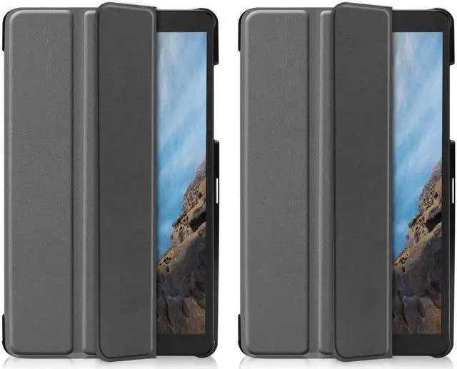 Alt view image 6 of 7 - BONAEVER For Samsung Galaxy Tab A 8.0 2019 Case SM-T290 / T295 / T297 Shockproof Folio Stand Cover PU Leather Hol Stander Protective Case with Stand and
