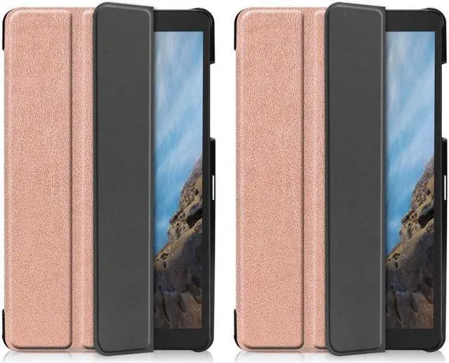 Alt view image 6 of 7 - BONAEVER For Samsung Galaxy Tab A 8.0 2019 Case SM-T290 / T295 / T297 Shockproof Folio Stand Cover PU Leather Hol Stander Protective Case with Stand and