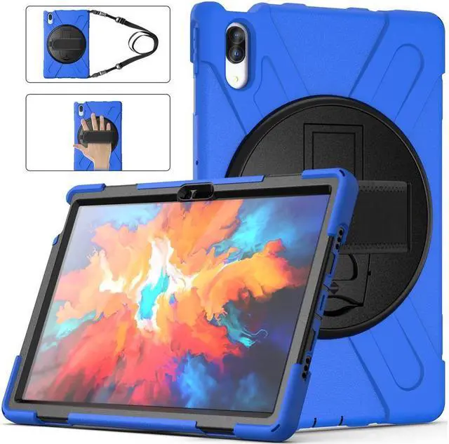 Alt view image 5 of 5 - BONAEVER Case for Lenovo Tab P11 Pro 11.5 inch 2020 Model TB-J706F TB-J706L Protective Cover with 360 Swivel Stand and le H & Shoulder Strap