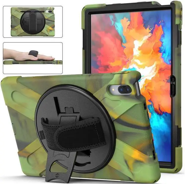 Main image of BONAEVER Case for Lenovo Tab P11 Pro 11.5 inch 2020 Model TB-J706F TB-J706L Protective Cover with 360 Swivel Stand and le H & Shoulder Strap