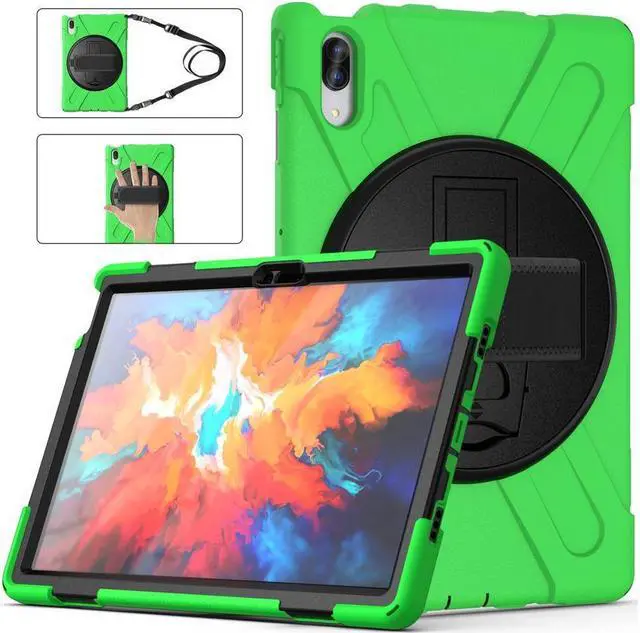 Alt view image 6 of 7 - BONAEVER Case for Lenovo Tab P11 Pro 11.5 inch 2020 Model TB-J706F TB-J706L Protective Cover with 360 Swivel Stand and le H & Shoulder Strap