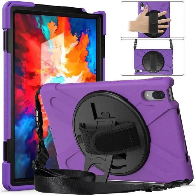 Main image of BONAEVER Case for Lenovo Tab P11 Pro 11.5 inch 2020 Model TB-J706F TB-J706L Protective Cover with 360 Swivel Stand and le H & Shoulder Strap