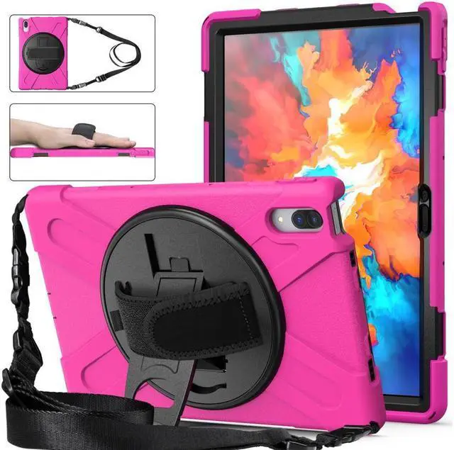 Main image of BONAEVER Case for Lenovo Tab P11 Pro 11.5 inch 2020 Model TB-J706F TB-J706L Protective Cover with 360 Swivel Stand and le H & Shoulder Strap