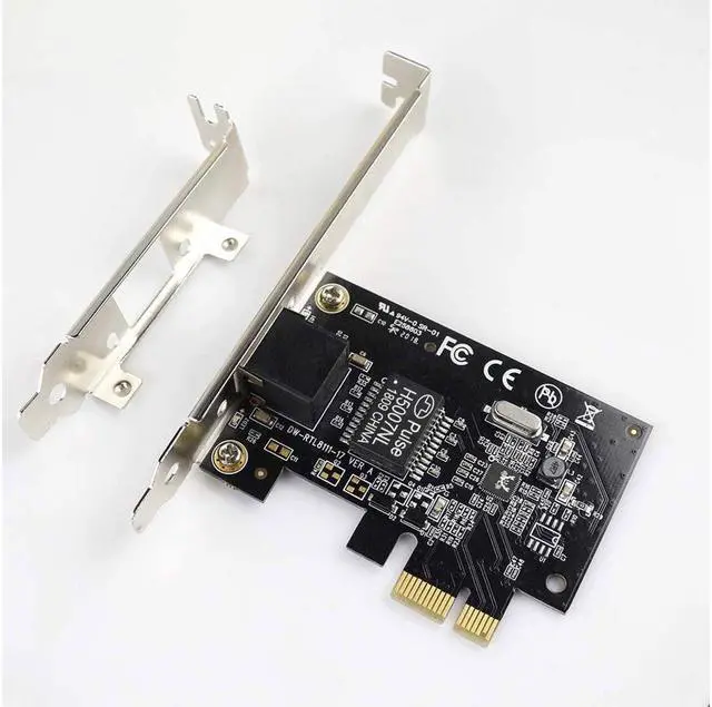 Alt view image 5 of 7 - BONAEVER Gigabit Ethernet PCI Express PCI-E Network Card 10/100/1000Mbps RJ45 LAN Adapter Converter for Desktop PC