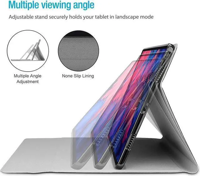 Alt view image 4 of 7 - BONAEVER Wireless Keyboard Case for Lenovo Tab M10 Plus 3rd Generation 10.6 inch 2022 Smart Stand Cover