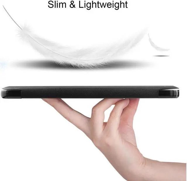 Alt view image 6 of 7 - BONAEVER Nokia T10 Case 8.0 Inch 2022 Trifold Slim Smart Stand Cover Hard Shell for 8.0" Nokia T10 2022 Release with Universal Stylus Pen