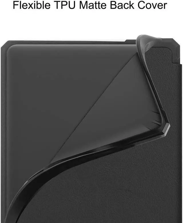 Alt view image 4 of 7 - BONAEVER Case for Kindle 11th Generation 2022 Release Ultra Thin Smart Protective Durable PU Leather Cover with Auto Sleep Wake Function with Universal Stylus Pen