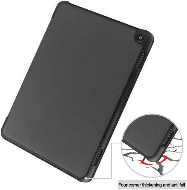 Alt view image 6 of 7 - BONAEVER Case for Amazon Fire HD 8 Fire HD 8 Plus (12th /10th Generation 2022/2020 Release) 8" Ultra Slim Shell Stand Cover with Stylus Pen