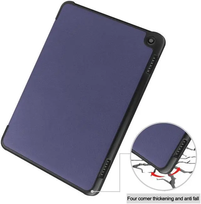 Alt view image 7 of 7 - BONAEVER Case for Amazon Fire HD 8 Fire HD 8 Plus (12th /10th Generation 2022/2020 Release) 8" Ultra Slim Shell Stand Cover with Stylus Pen