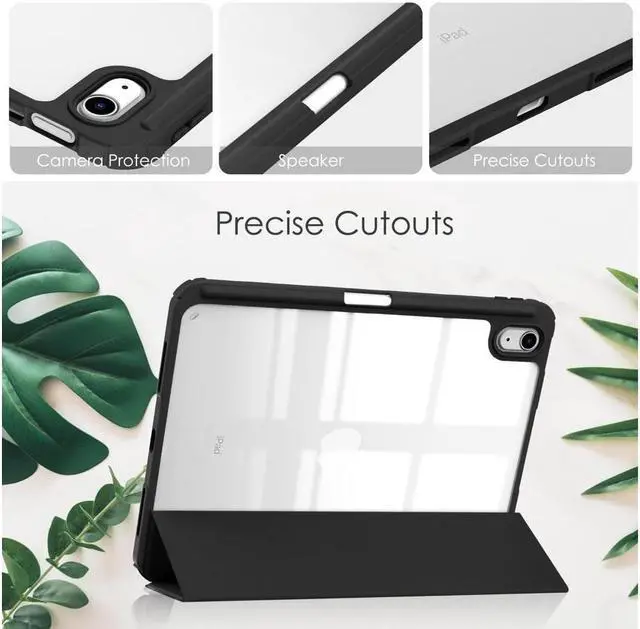 Alt view image 4 of 7 - BONAEVER Case for iPad (A16) 11th Generation 11 Inch 2025, iPad 10th Generation 10.9 inch 2022 with Pencil Holder / Universal Stylus Pen Slim Protective Smart Stand Cover