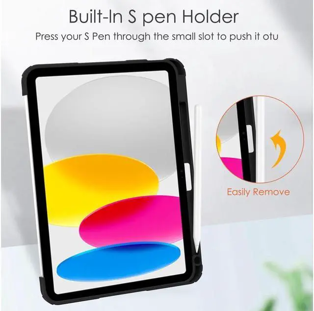Alt view image 7 of 7 - BONAEVER Case for iPad (A16) 11th Generation 11 Inch 2025, iPad 10th Generation 10.9 inch 2022 with Pencil Holder / Universal Stylus Pen Slim Protective Smart Stand Cover