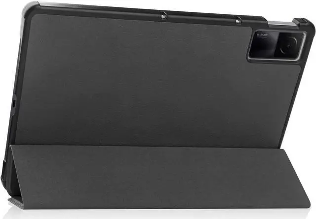Alt view image 6 of 7 - BONAEVER Case for Xiaomi Redmi Pad 10.61 inch 2022 Tri fold Slim Auto Wake Hard Shell Smart Protective Stand Cover with Universal Stylus Pen
