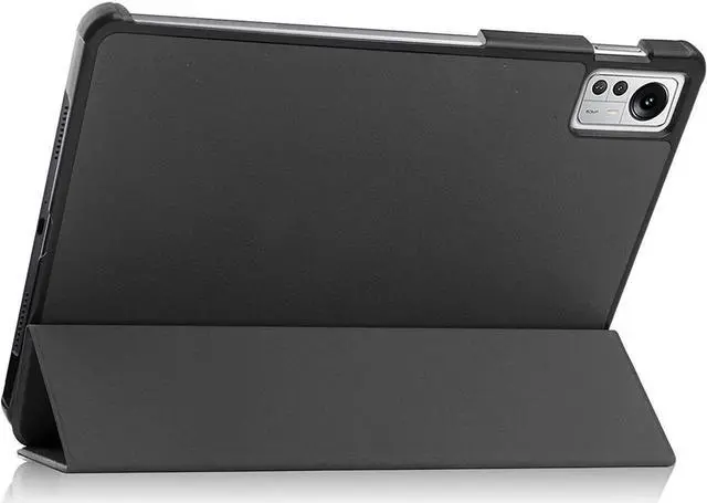 Alt view image 6 of 7 - BONAEVER Case for Xiaomi Pad 5 Pro 12.4 inch 2022 Tri fold Slim Hard Shell Smart Protective Cover with Multi-Angle Stand Universal Stylus Pen