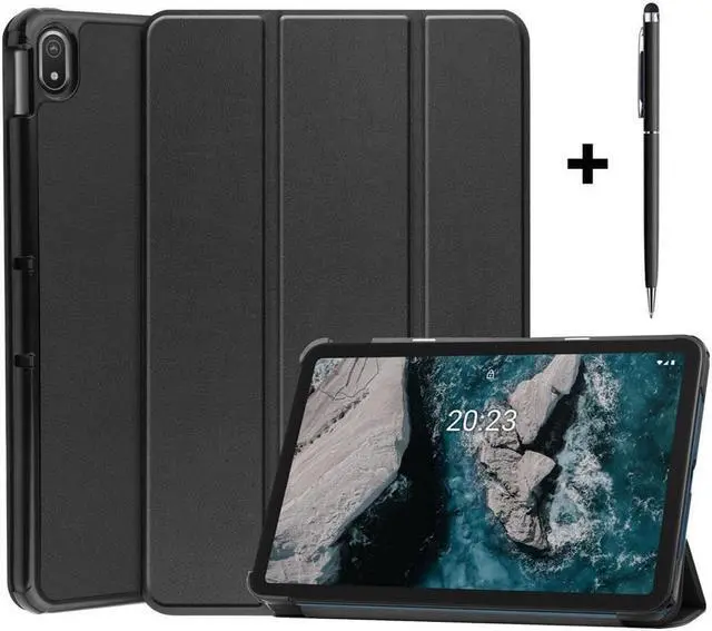 Main image of BONAEVER Nokia T20 Case 10.36 Inch 2021 Slim Smart Stand Cover for 10.36" Nokia T20 TA-1392 TA-13797 TA-1394 2021 with Universal Stylus Pen