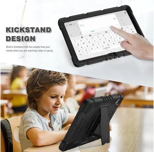 Alt view image 3 of 7 - BONAEVER Case for iPad (A16) 11th Generation 11 Inch 2025, iPad 10th Generation 10.9 inch 2022 Multi-Angle Viewing Shockproof Rugged Protective Cover with Stand