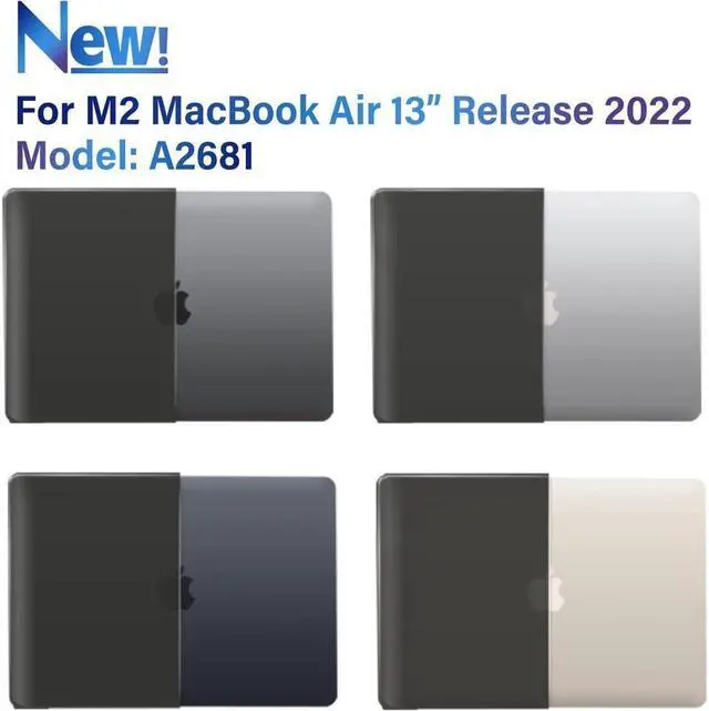 Alt view image 4 of 7 - BONAEVER Compatible with MacBook Air 13.6 inch Case 2025 2024 2022 Model M4 A3240 A2681 M2 A3113 M3 with Liquid Retina Display Touch ID Protective Laptop Cover with Keyboard Cover Skin