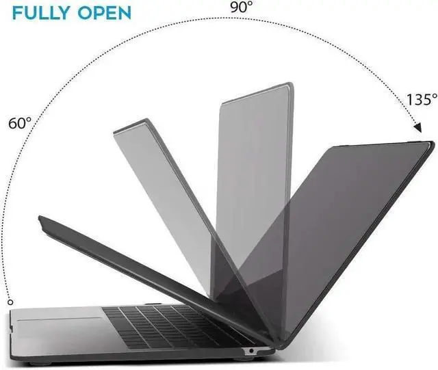 Alt view image 3 of 7 - BONAEVER Compatible with MacBook Air 13 inch Case 2022 2021-2018 Release A2337 M1 A2179 A1932 with Retina Display Touch ID Plastic Hard Shell with Keyboard Cover