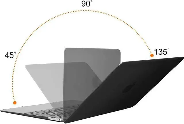 Alt view image 3 of 7 - BONAEVER Compatible with MacBook 12 inch Case with Retina Display Model: A1534 Release 2017 2016 2015 Plastic Hard Shell Case with Keyboard Cover Skin