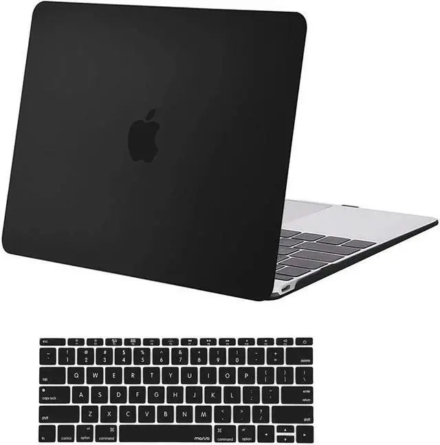 Main image of BONAEVER Compatible with MacBook 12 inch Case with Retina Display Model: A1534 Release 2017 2016 2015 Plastic Hard Shell Case with Keyboard Cover Skin