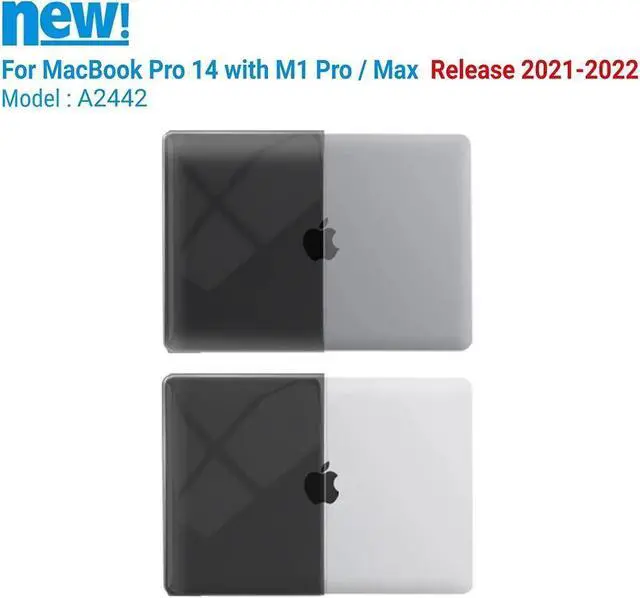 Alt view image 4 of 7 - BONAEVER Compatible with MacBook Pro 14 inch Case 2023 2022 2021 Release M2 A2779 A2442 M1 Pro/Max Chip with Touch ID Hard Shell Case with Keyboard Cover