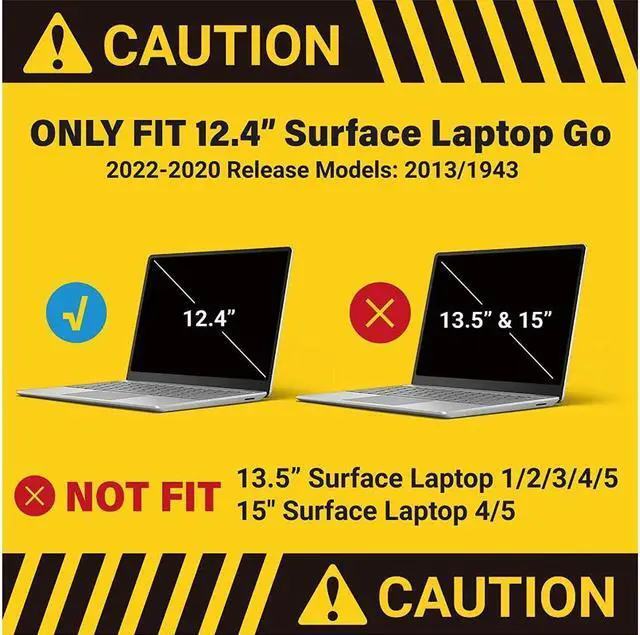 Alt view image 2 of 7 - BONAEVER Case for Microsoft Surface Laptop Go 1 / Go 2 12.4 inch 2022 2020 2019 Matte Protective Case Hard Shell Laptop Cover with Transparent Keyboard Cover Skin