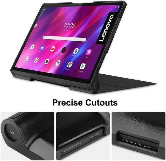 Alt view image 2 of 7 - BONAEVER Case For Lenovo Yoga Tab 11 2021 Ultra Slim Smart Shell Stand Cover Case for Lenovo Yoga Tab 11 YT-J706 / YT-J706F with Auto Wake / Sleep